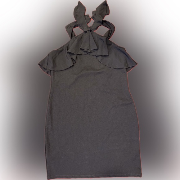 NWT Zara Frilled Halter Dress - Picture 3 of 6